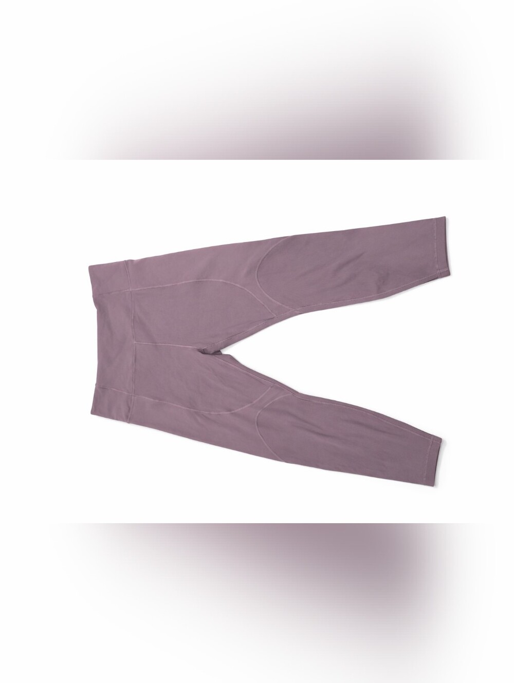 Athleta Mauve Seam‑Detail Leggings – Women’s Size XL